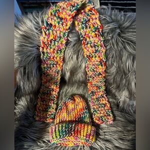 Vibrant Multicolor Knit Hat for Kids